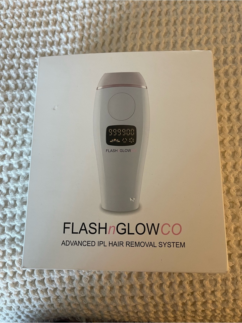 FLASHnGLOWCO Advanced IPL Laser Hair Removal Handset